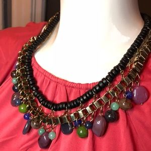 Multicolored beaded necklace